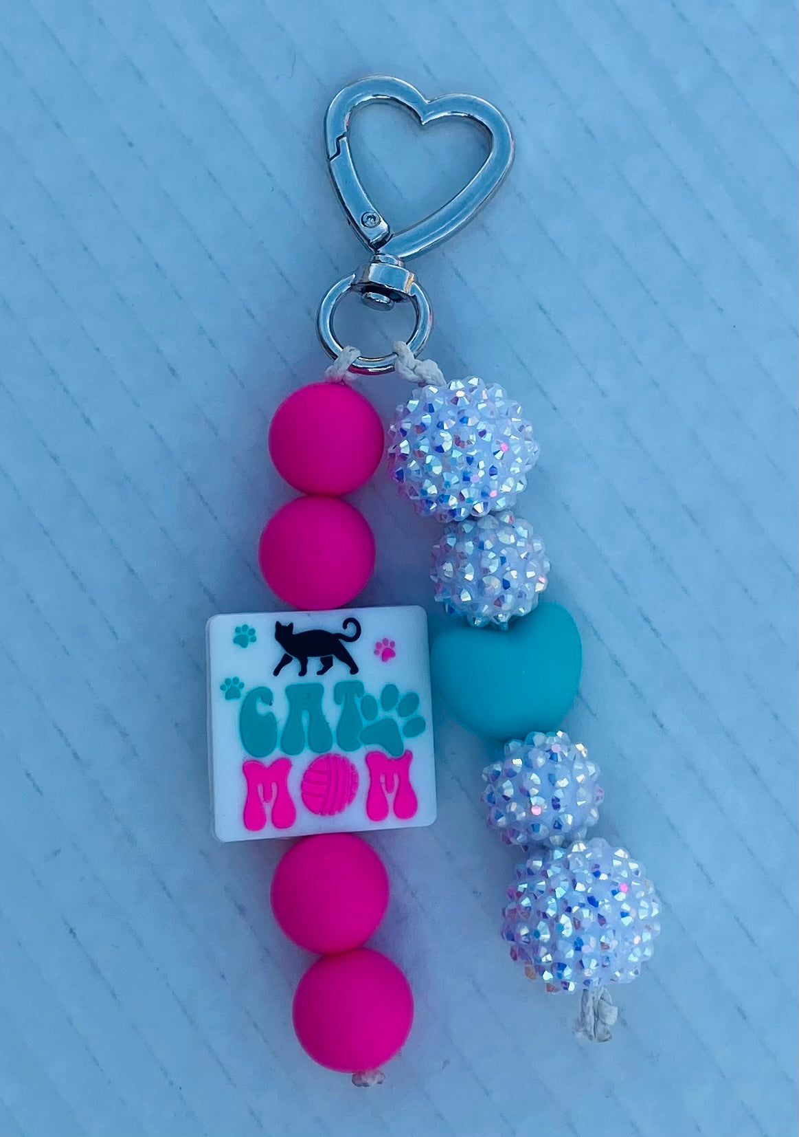 Handcrafted Beaded Double Bag Charms / Purse Charms Glamorous Charmz