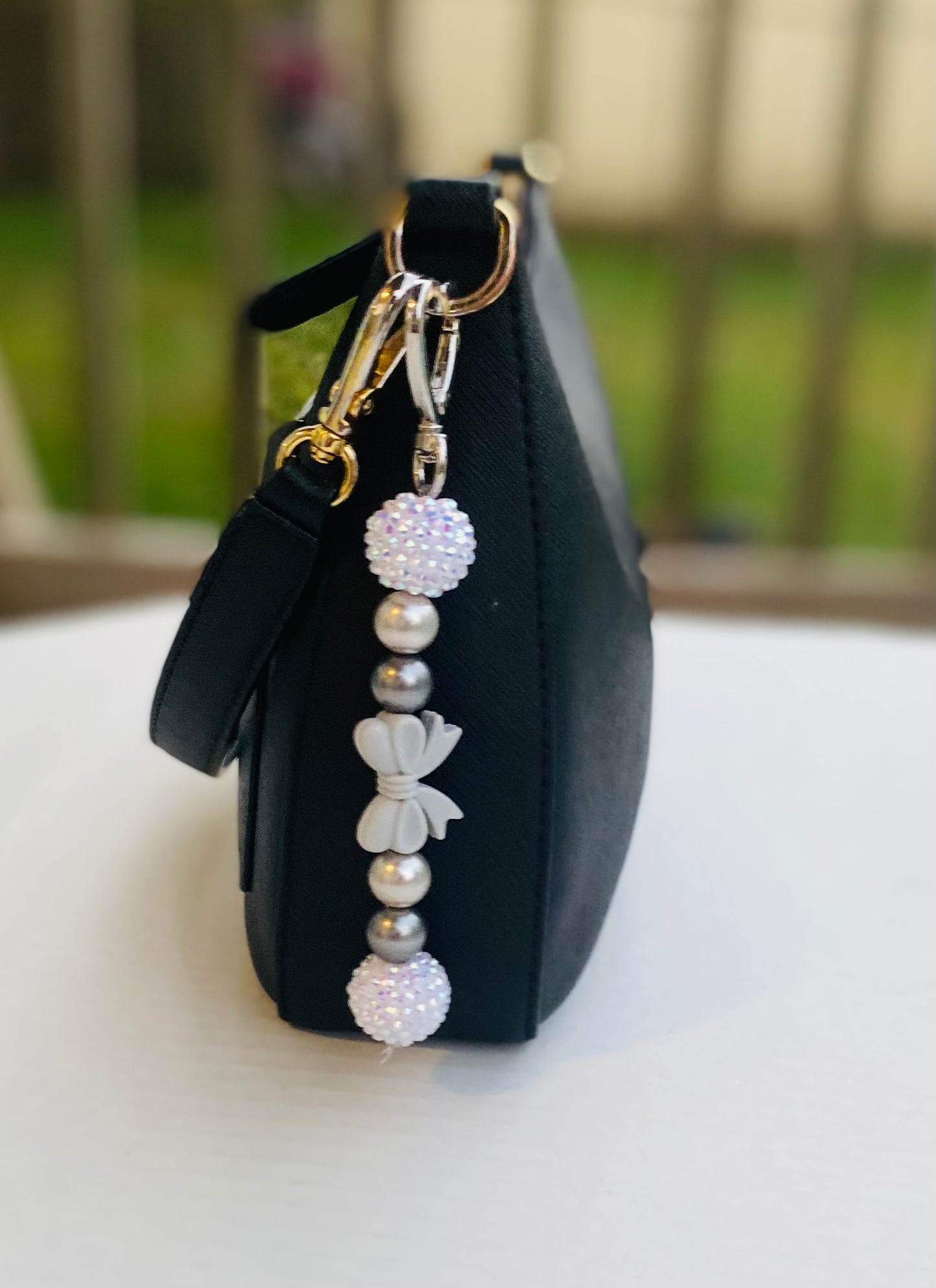 Handcrafted Beaded Bag Charms / Purse Charms Glamorous Charmz
