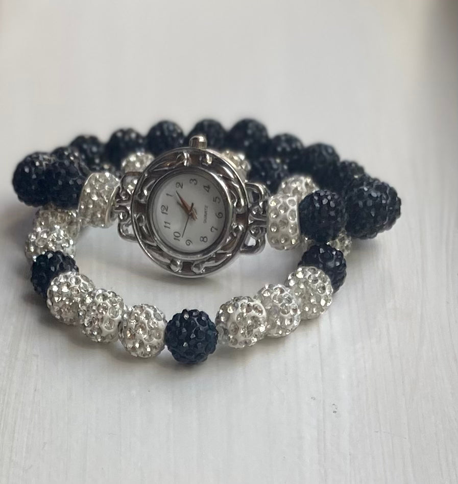 Watch and bracelet Set Glamorous Charmz