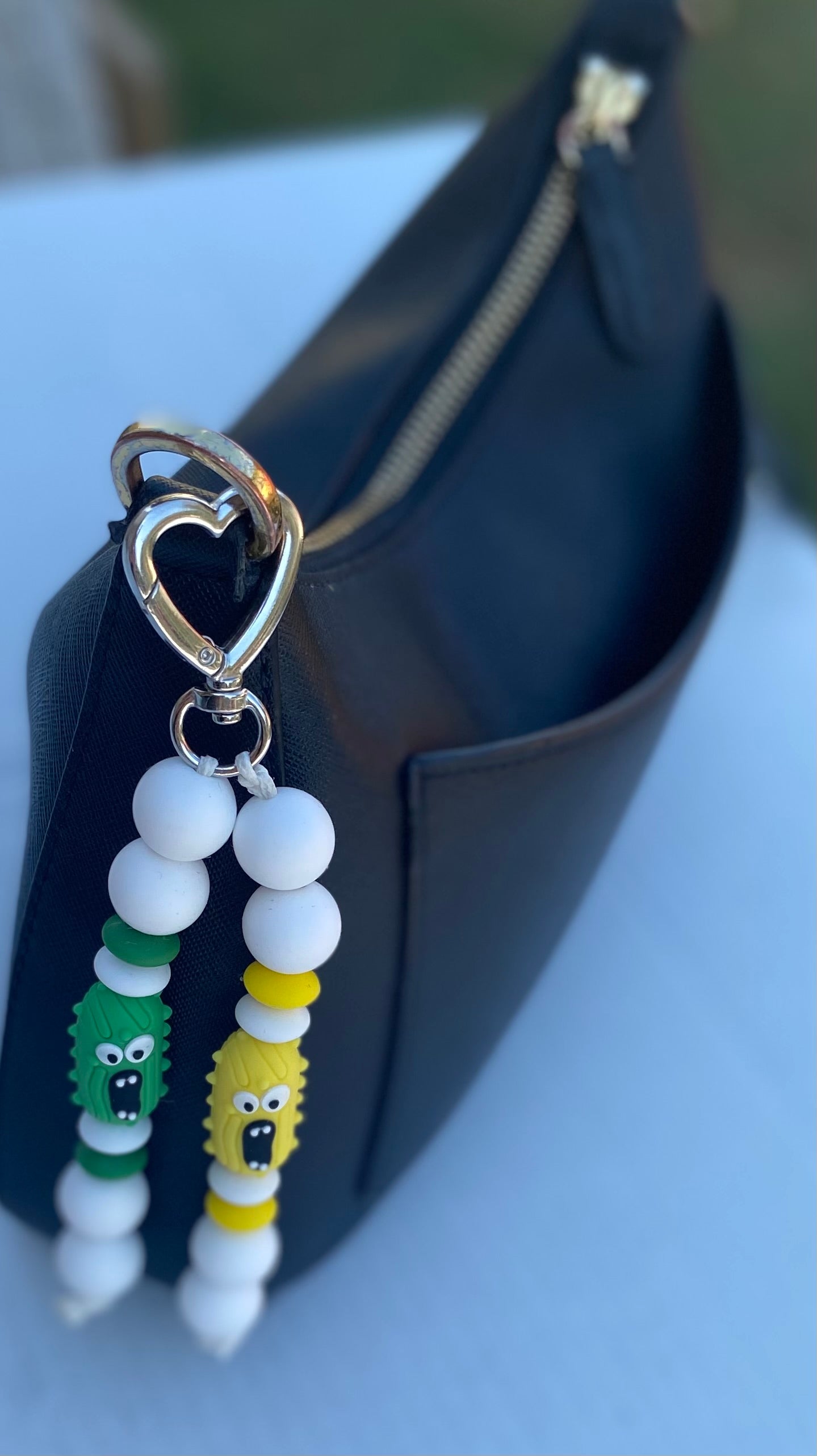 Handcrafted Beaded Bag Charms / Purse Charms Glamorous Charmz